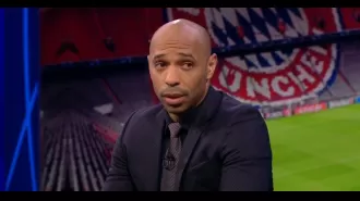 Thierry Henry blames two Arsenal players for their loss against Bayern Munich in the Champions League. Gunners are out.