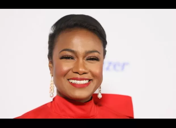 Tatyana Ali marks Black Maternal Health Week by introducing her new 'Baby Yams' quilt collection.