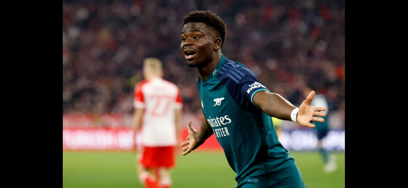 Bild rates four Arsenal players poorly, including Bukayo Saka.
