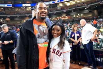 Simone Biles expresses being hurt by negative comments about her husband's interview.