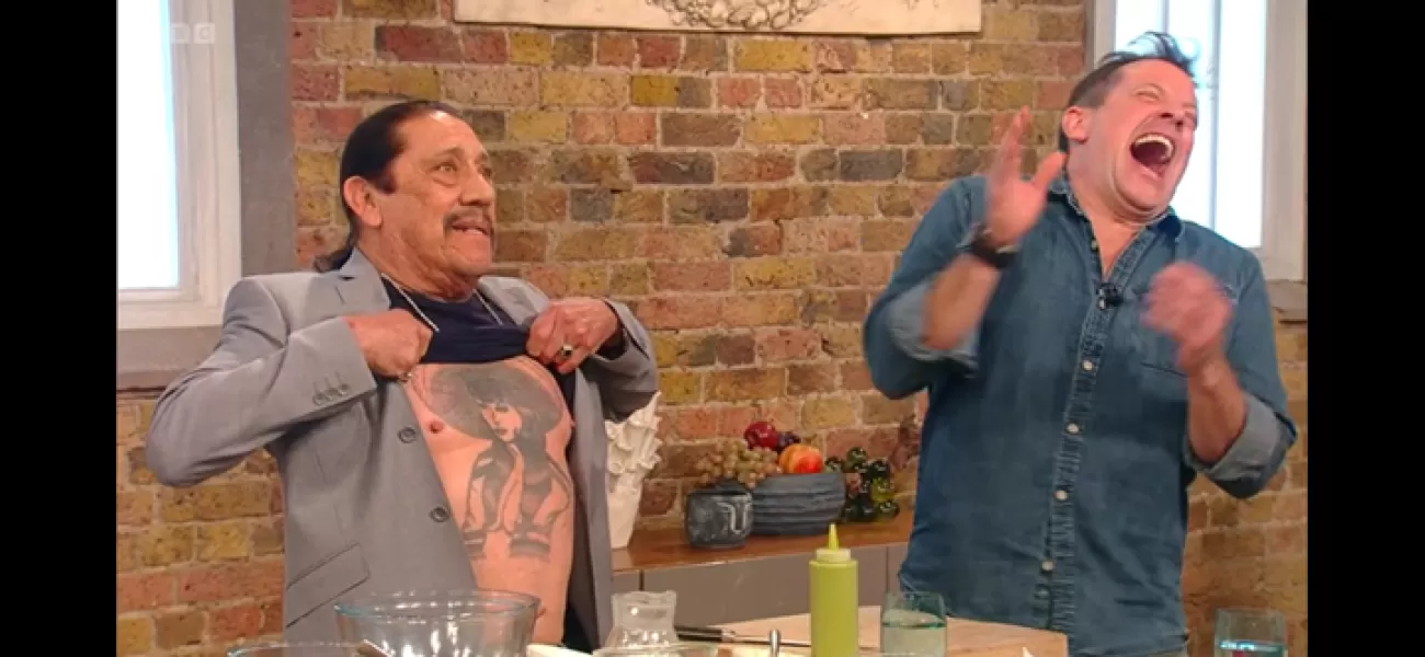 Legendary actor, 79, embarrasses Saturday Kitchen host Matt Tebbutt when caught on camera exposing themselves.