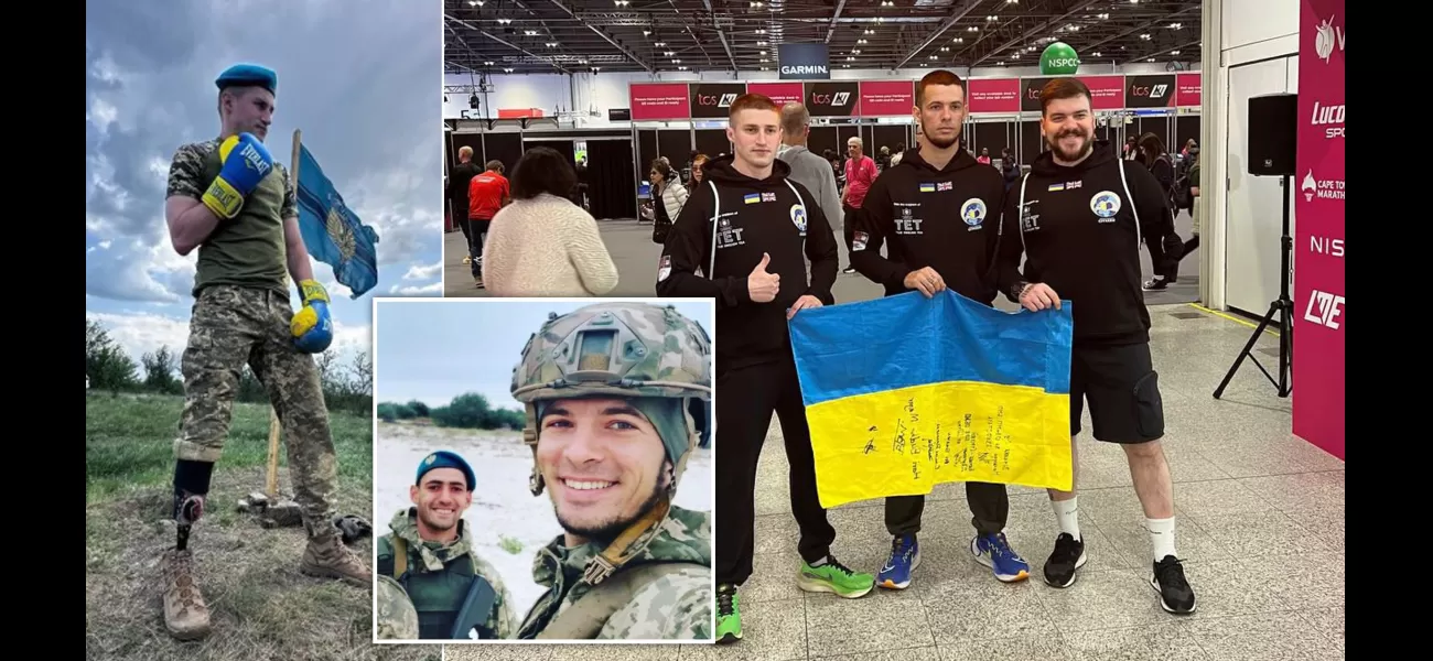 A group of Ukrainian brothers will continue to fight after crossing the marathon finish line.