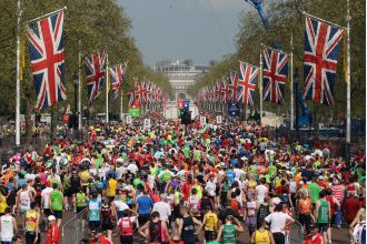Weather predictions for London Marathon as many participants hit the streets.