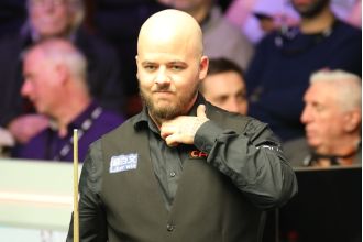 Brecel is relieved to lose the Crucible crown to a refocused Gilbert after defeat.