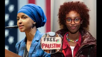 Rep. Ilhan Omar's child suspended with others for protesting against Israel at Columbia University.