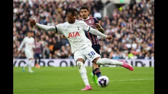 Tottenham's Destiny Udogie to miss rest of season due to surgery.