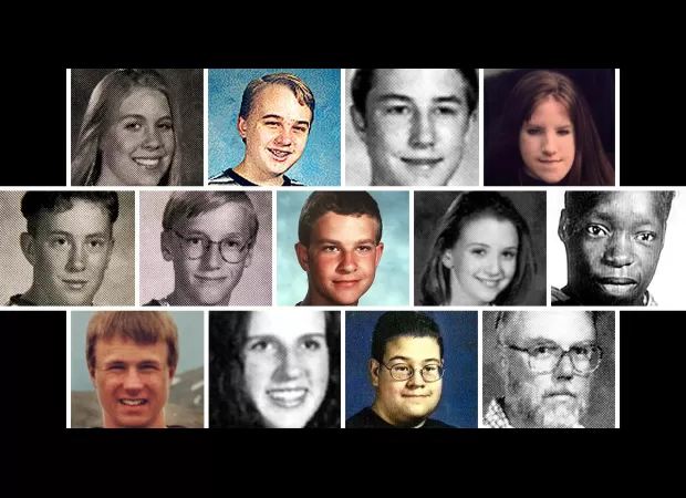 Honoring the 13 lives lost in the Columbine High School shooting, 25 years later.