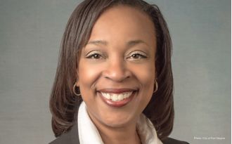 Sharon Tucker, Fort Wayne councilwoman, to become first black city mayor during swearing-in ceremony.