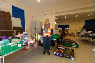 Families in hotels without basic kitchen appliances have to rely on kettles for cooking.
