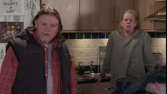 Gemma and Paul from Coronation Street are shocked when Gemma's father shows up, leading to unexpected events.
