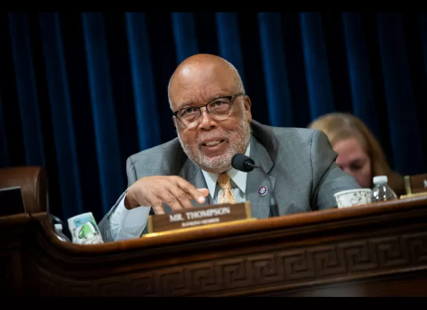 New bill by Rep. Thompson strips Secret Service from felons, intended to target Trump.