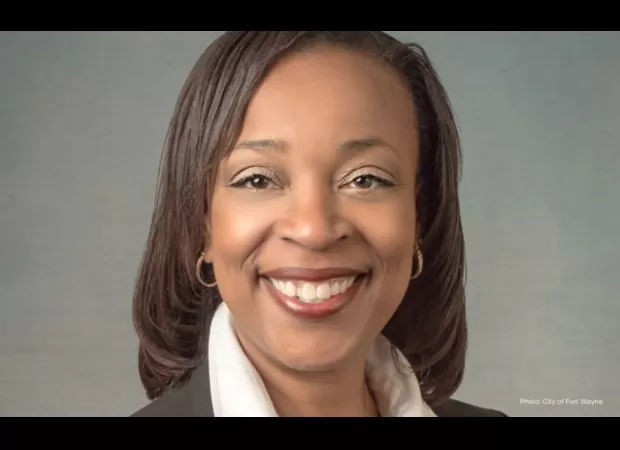 Sharon Tucker, Fort Wayne councilwoman, to become first black city mayor during swearing-in ceremony.