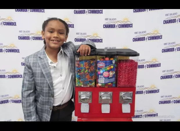 A child CEO runs a lemonade stand and charity organization at only 8 years old.