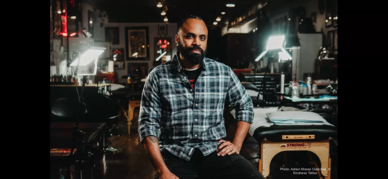 Black tattoo parlor prioritizes giving back in business model.
