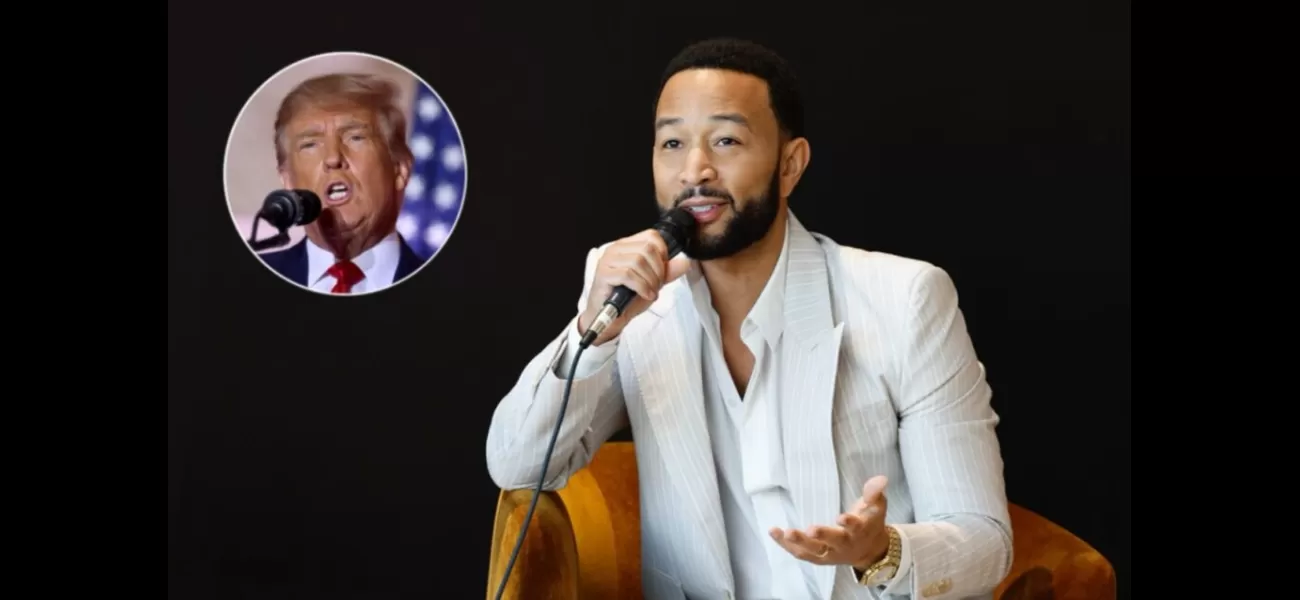 John Legend exposes Trump's racism towards black individuals.