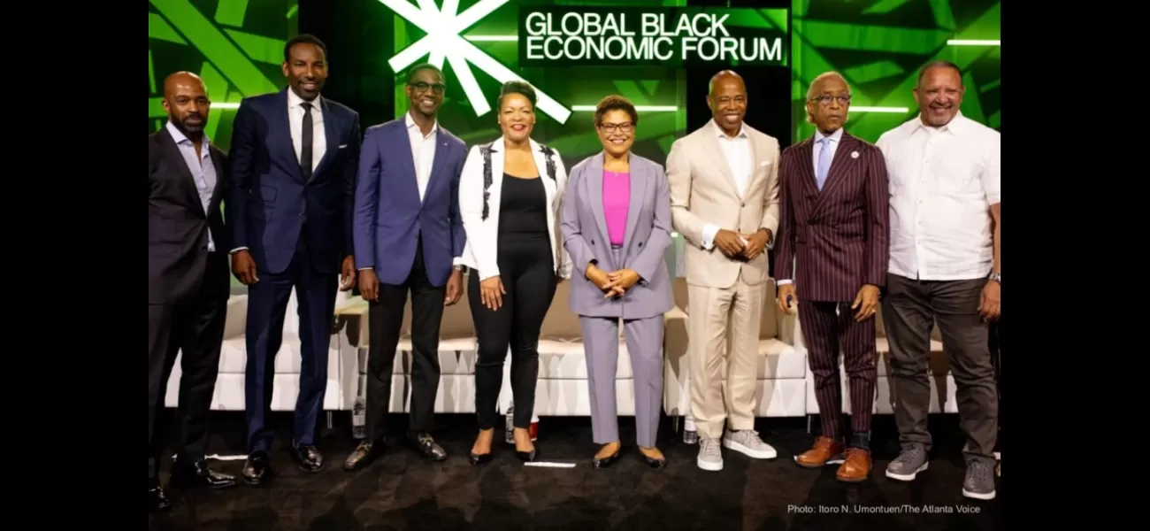 US black mayors gather in Atlanta for annual African American Mayors Association Conference.