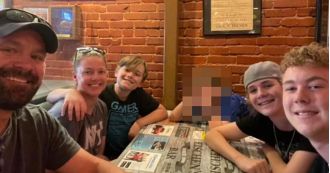 10-year-old boy calls police after discovering his father murdered his mother and three brothers.