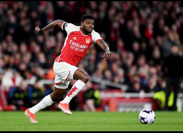 Arteta praises Partey for strong performance in Arsenal's dominant win over Chelsea.