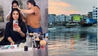 Actress Nimrat Kaur shares that the best thing about night shoots is getting to witness the sunrise.