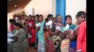 More than 60% of eligible voters have cast their votes by 5 pm in the second phase of the Lok Sabha elections.
