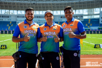 India's men's compound and mixed teams shine at the Archery World Cup, taking home two gold medals.