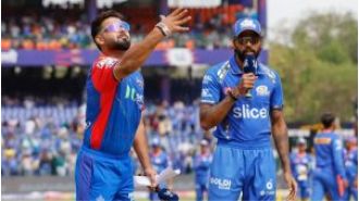 MI chooses to bowl first against DC, and Prithvi Shaw is not playing.