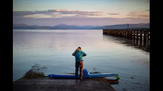 Cal Major hopes to one day see dolphins and whales from her window in the Highlands.