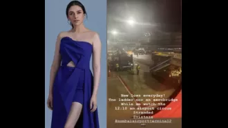 Aditi Rao Hydari, who is stuck due to travel restrictions, observes the chaos at the airport and notes that it gets worse every day.
