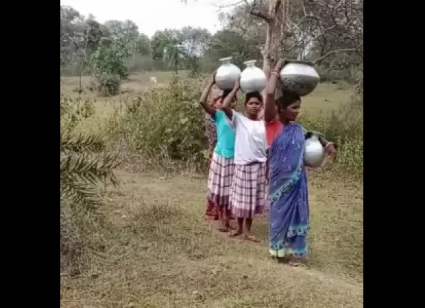 Nine villages in Keonjhar are experiencing a severe shortage of drinking water.
