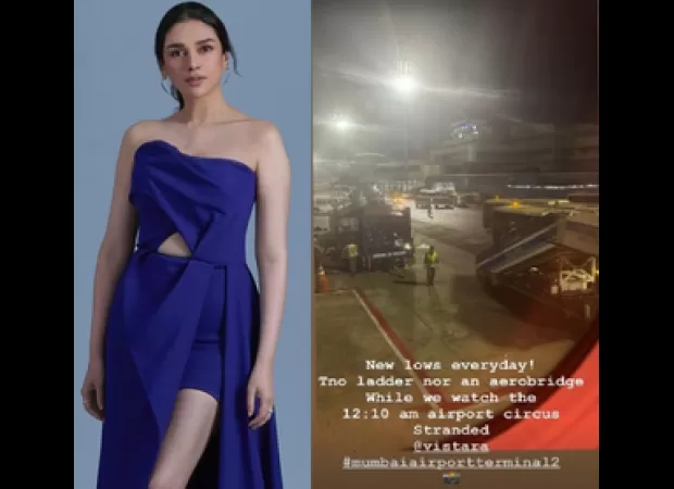 Aditi Rao Hydari, who is stuck due to travel restrictions, observes the chaos at the airport and notes that it gets worse every day.