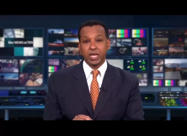 ITV News host getting medical attention after getting sick on live TV.