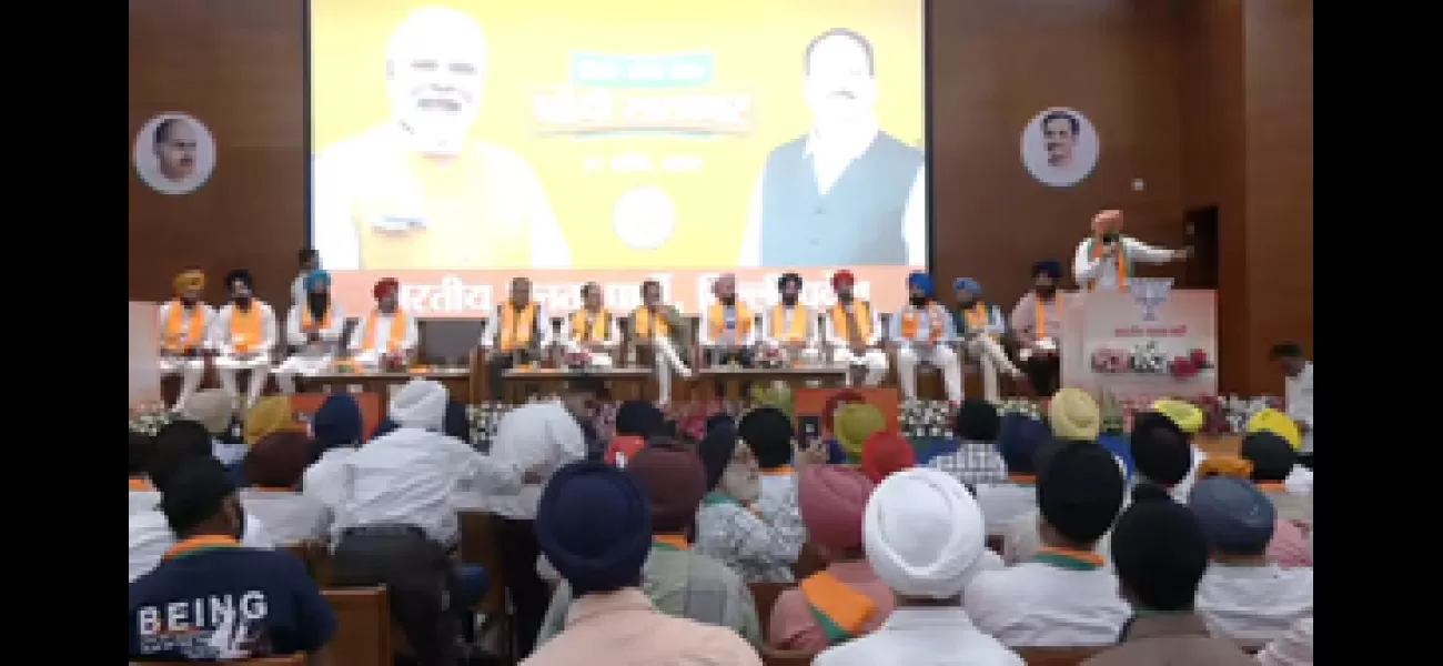 1,500 members of the Sikh community have joined the BJP in Delhi and Punjab in preparation for the upcoming Lok Sabha elections.