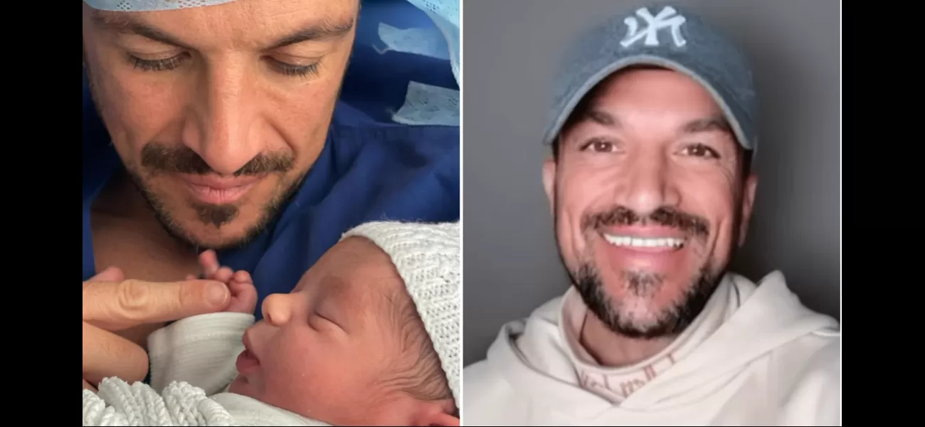 Peter Andre will be going back to work soon after his new daughter was born, but they have not yet chosen a name for her.