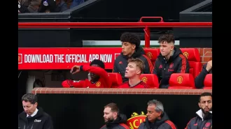 Soccer coach Erik ten Hag stands by decision to substitute Rasmus Hojlund and Kobbie Mainoo despite criticism from fans.