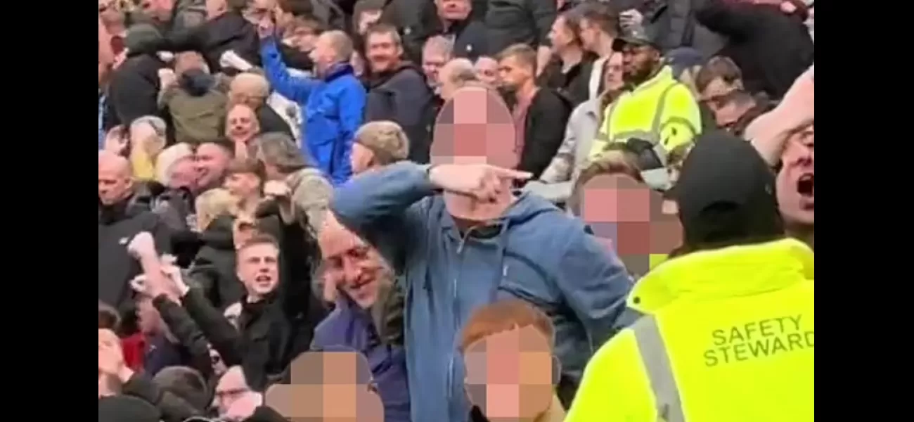 A 44-year-old man is accused of chanting in connection with a tragedy at the Manchester United v Burnley match.