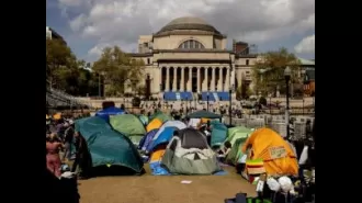 Some schools stop anti-war camp after anti-Semitic claims, but protesters remain.