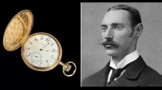 The most valuable passenger on the Titanic had a gold pocket watch that just sold for over a million pounds.