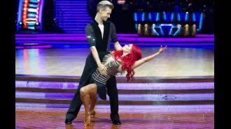 Dancing show viewers think popular couple hinted at engagement.