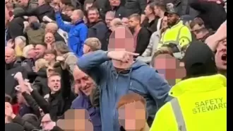 A 44-year-old man is accused of chanting in connection with a tragedy at the Manchester United v Burnley match.