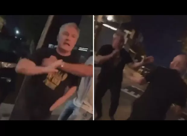 A NRL reporter was suspended for filming a fight outside Totti's restaurant.