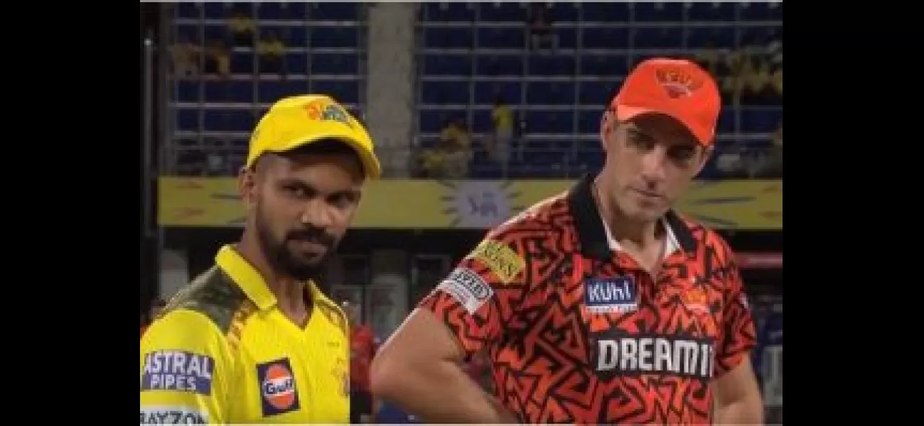 SRH chose to bowl first against CSK in their IPL match.