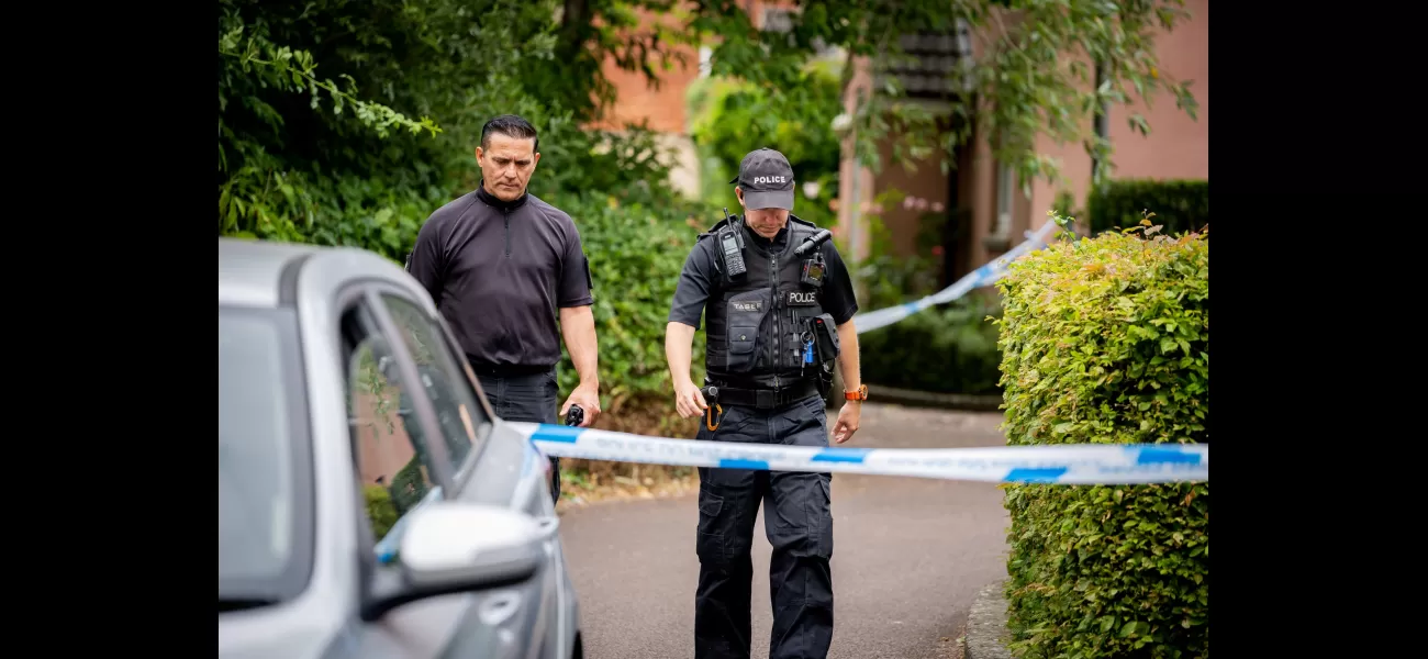 A man listened in horror as his son murdered his wife during a phone call.
