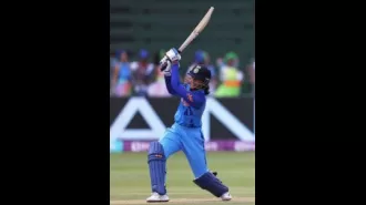 India defeats Bangladesh by 44 runs in first women's T20 match.