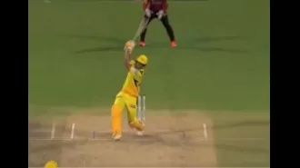 Gaikwad falls short of century but leads CSK to a score of 212/3 against SRH.