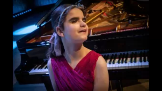 Gifted blind pianist, who triumphed on Channel 4 at age 13, continues to amaze as a 