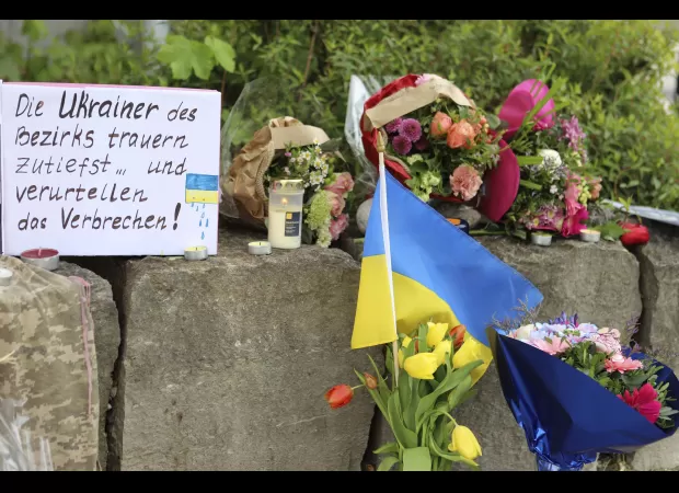 A Russian man was detained in Germany after fatally stabbing two Ukrainian soldiers.