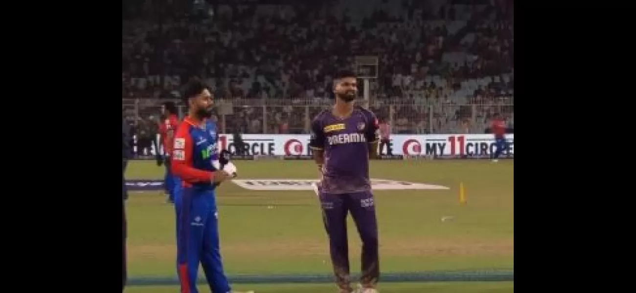 Delhi Capitals choose to take the first turn at bat against Kolkata Knight Riders.