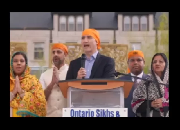 India calls in Canadian official after pro-Khalistan chants heard at event with Trudeau.