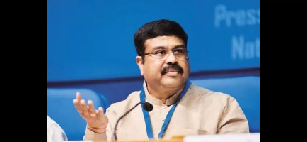 Odisha's battle is between two flowers and two conches, says Pradhan.