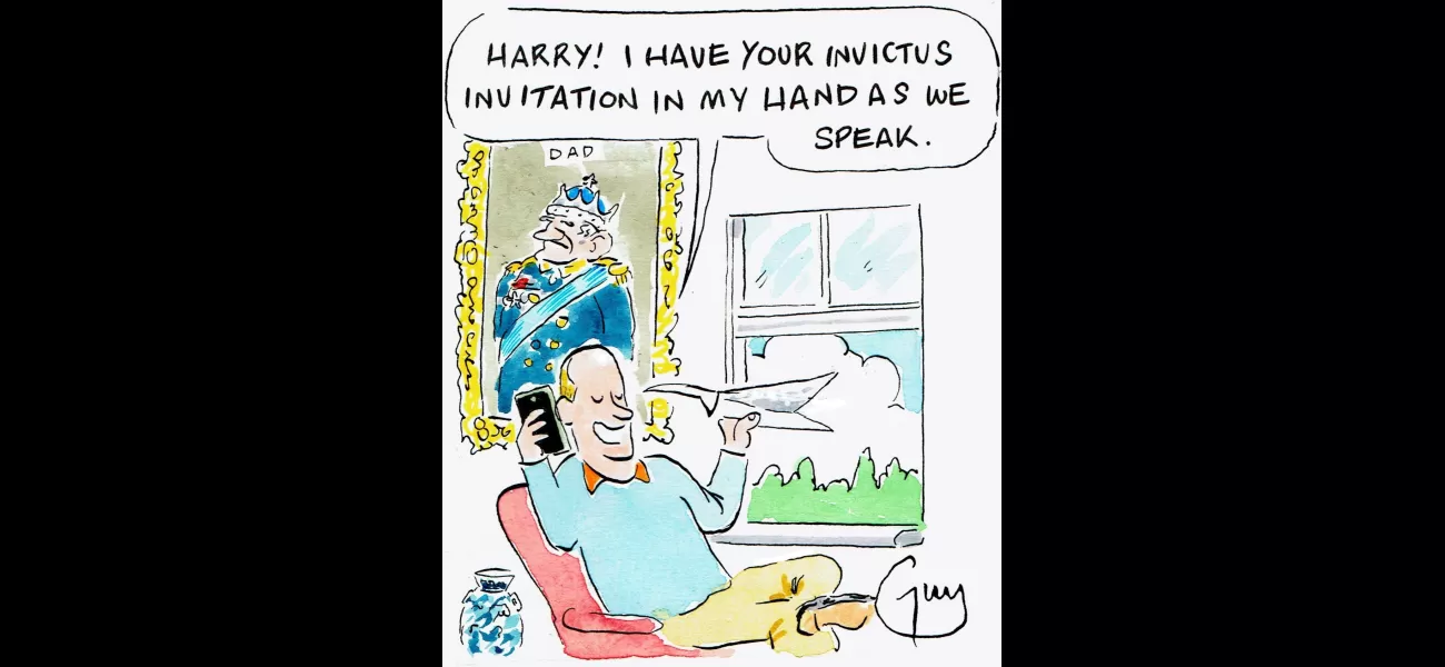 Guy Venables creates the cartoon for Metro newspaper every day.